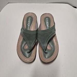 SIKETU Women's Stylish Green Sandals